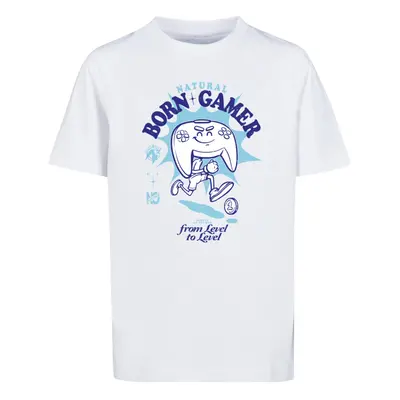 Children's T-shirt Natural Born Gamer Vintage white