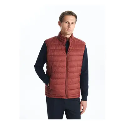 LC Waikiki Lcwk Standard Pattern Stand Collar Men's Puffer Vest