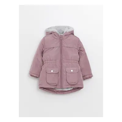 LC Waikiki Hooded Long Sleeve Basic Baby Girl Coat