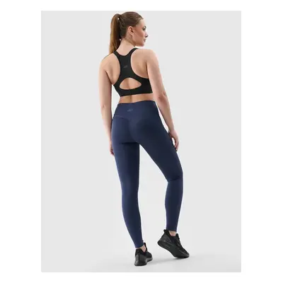 Women's 4F Sports Leggings - Navy Blue