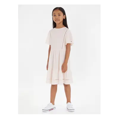 Light Pink Girls' Dress Tommy Hilfiger - Girls