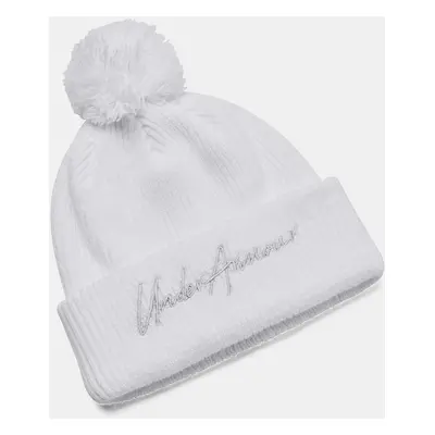 Under Armour Cap UA Halftime Pom-WHT - Girls