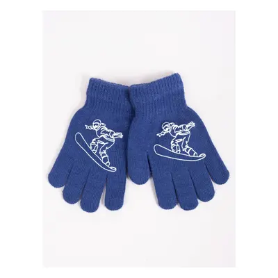 Yoclub Kids's Gloves RED-0012C-AA5A-022