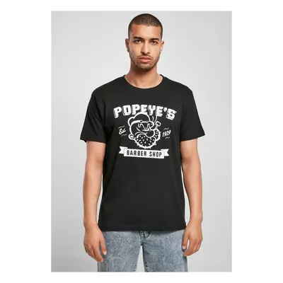 Black Popeye Barber Shop T-Shirt