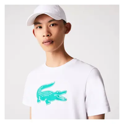 Men's T-shirt Lacoste Core Performance Light White/Green