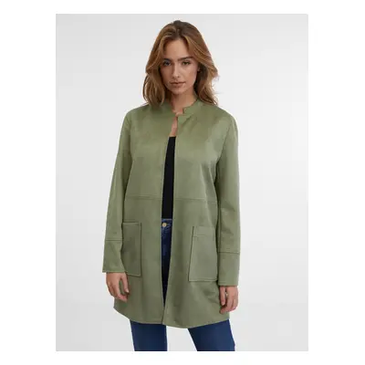 Orsay Khaki Ladies Light Coat - Women's