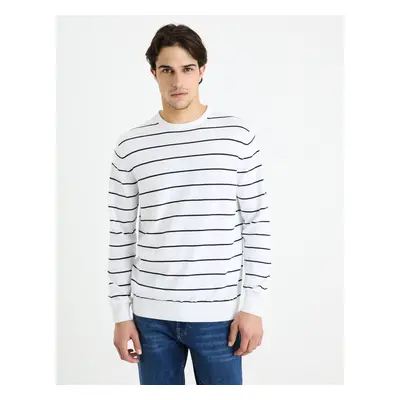 Celio Striped Sweater Decoton - Men's