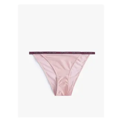 Koton Tulle Brazilian Panties Standard Waist with Thin Band Detail on the Sides