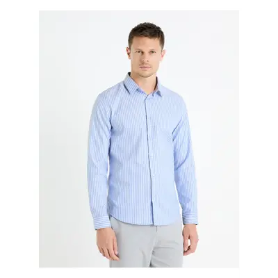 Celio Striped Shirt Fasanure slim - Men