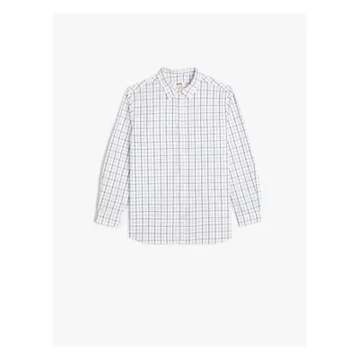 Koton Long Sleeve Shirt Cotton Buttoned Classic Collar