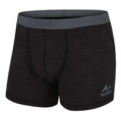 Merino thermal underwear Boxers HUSKY Mex black