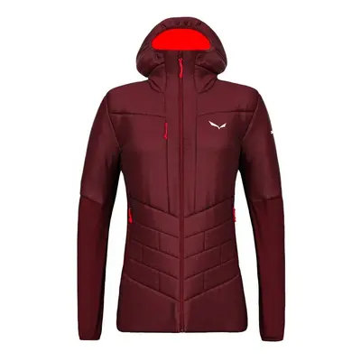 Women's jacket Salewa Ortles hybrid tirowool responsive Syrah