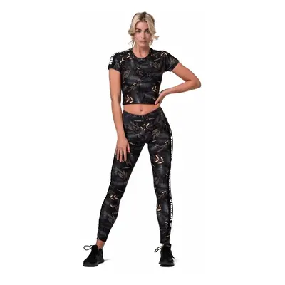 Women's T-shirt Nebbia Ocean Selected Crop top Active volcanic black