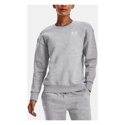 Under Armour Sweatshirt Essential Fleece Crew-GRY - Women