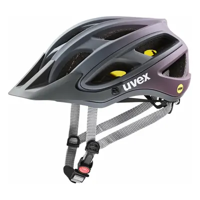 Uvex Unbound Mips Anthracite Plum Mat bicycle helmet