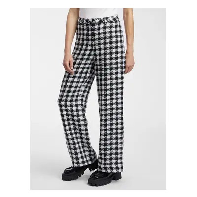 Orsay White and Black Ladies Patterned Pants - Women