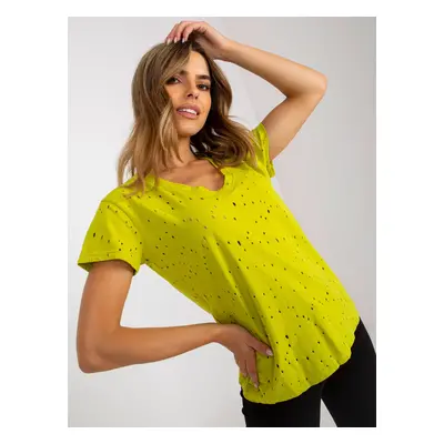 T-shirt-FA-TS-6967.77P-lime green