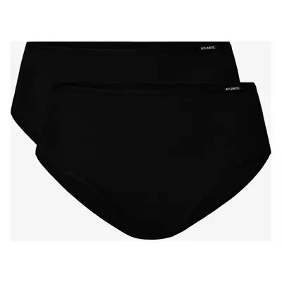 Women's classic panties ATLANTIC 2Pack - black