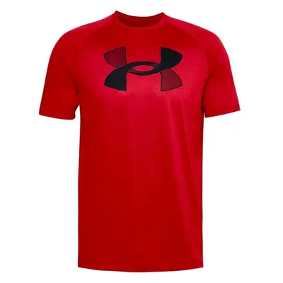 Men's T-Shirt Under Armour Big Logo Tech SS Red