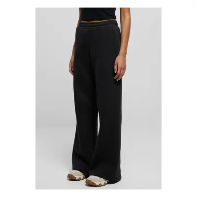 Women's Organic Ultra Wide Sweatpants Black