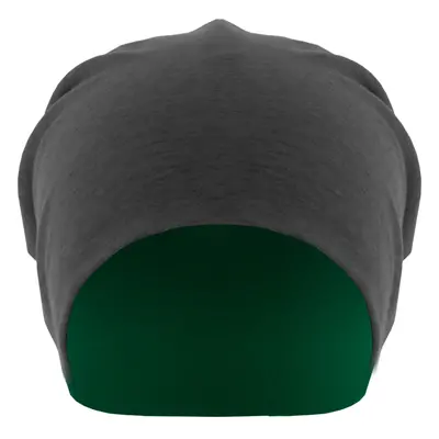 Jersey Beanie Double Sided H.Charcoal/Kelly