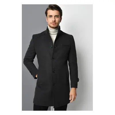 PLT8391 DEWBERRY MEN'S COAT-ANTHRACITE