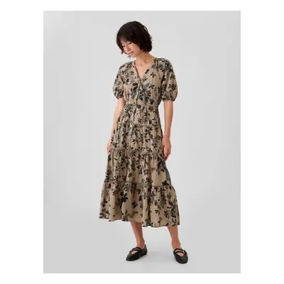 GAP Floral shirt maxi dress - Women's