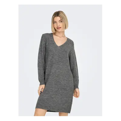 Gray Ladies Sweater Dress JDY Elanora - Women