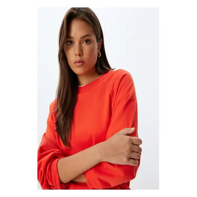 Koton Basic Sweatshirt Crew Neck Long Sleeve