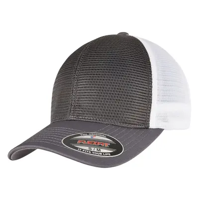 FLEXFIT OMNIMESH CAP 2-TONE Char/White