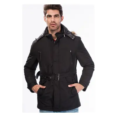 M8633 DEWBERRY MEN'S COAT-BLACK