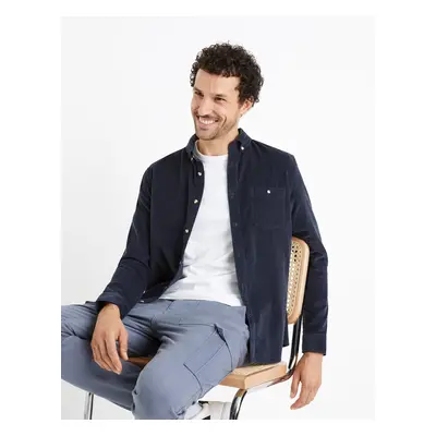 Celio Shirt Velour Carduroys - Men