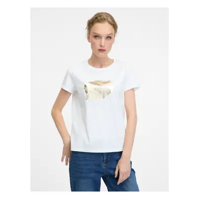 White women's short-sleeved T-shirt ORSAY - Women's