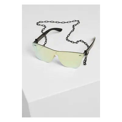 103 Chain sunglasses black/gold mirror