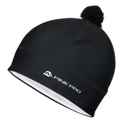 Functional cap with pompom ALPINE PRO ABERE black