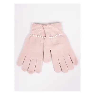 Yoclub Woman's Women's Five-Finger Gloves RED-0227K-AA50-001