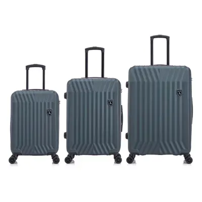 Semiline Unisex's 3-in-1 ABS Suitcases Set T5859-0