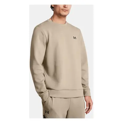 Under Armour Sweatshirt UA Unstoppable Flc Crew-BRN - Mens