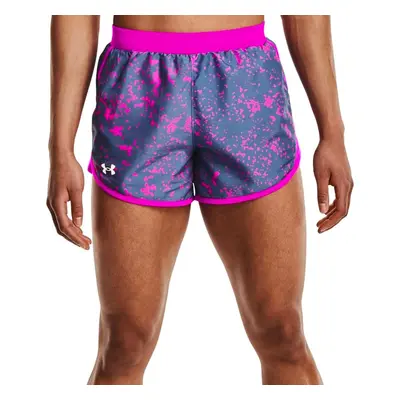 Women's shorts Under Armour Fly By 2.0 Printed Short Mineral Blue