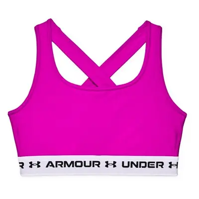 Women's Bra Under Armour Crossback Mid Bra-PNK