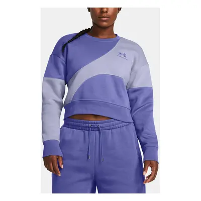 Under Armour Sweatshirt Essential Fleece Crop Crew-PPL - Women