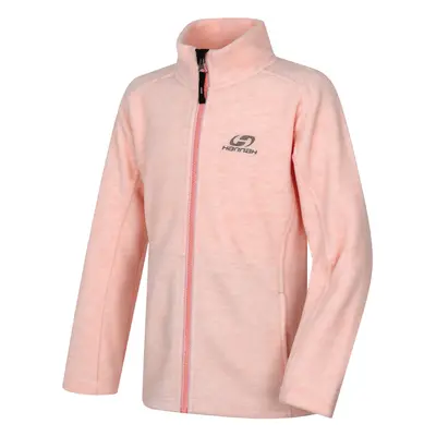 Girl's zip-up sweatshirt Hannah ALMA JR seashell pink mel