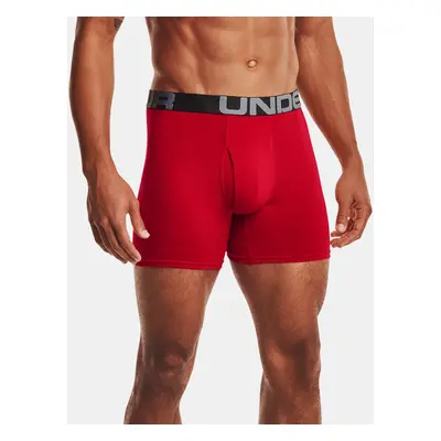 Under Armour Boxers UA Charged Cotton 6in Pack-RED - Men