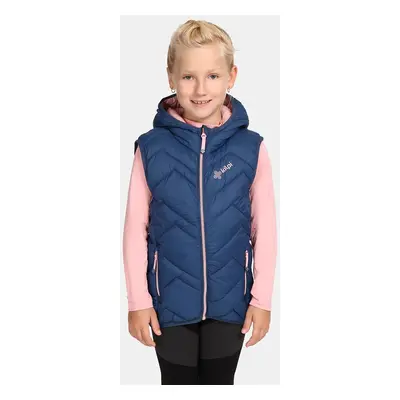 Children's insulated vest Kilpi TOMM-JG Dark blue