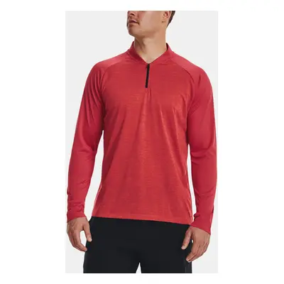 Under Armour T-Shirt UA Tech 2.0 Novelty 1/4 Zip-RED - Men