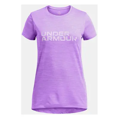 Under Armour Girls' T-shirt UA G TECH TWIST WDMK LOGO SS - Girls