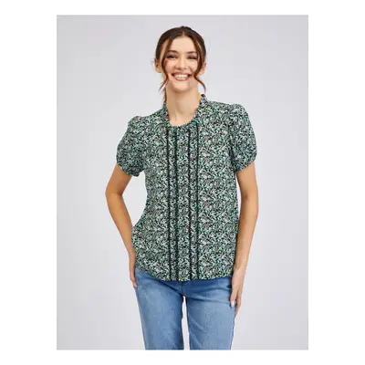 Orsay Green Ladies Patterned Blouse - Women