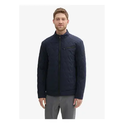 Dark blue men's quilted jacket Tom Tailor - Men