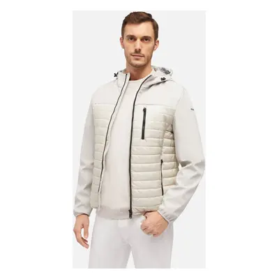 Cream men's jacket Geox Sapienza - Men's