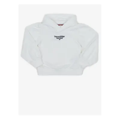 White Girls' Hoodie Tommy Hilfiger - Girls